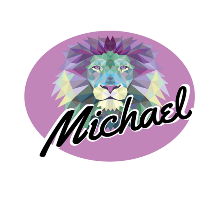 Customizable Lion custom vinyl carpet - TenStickers