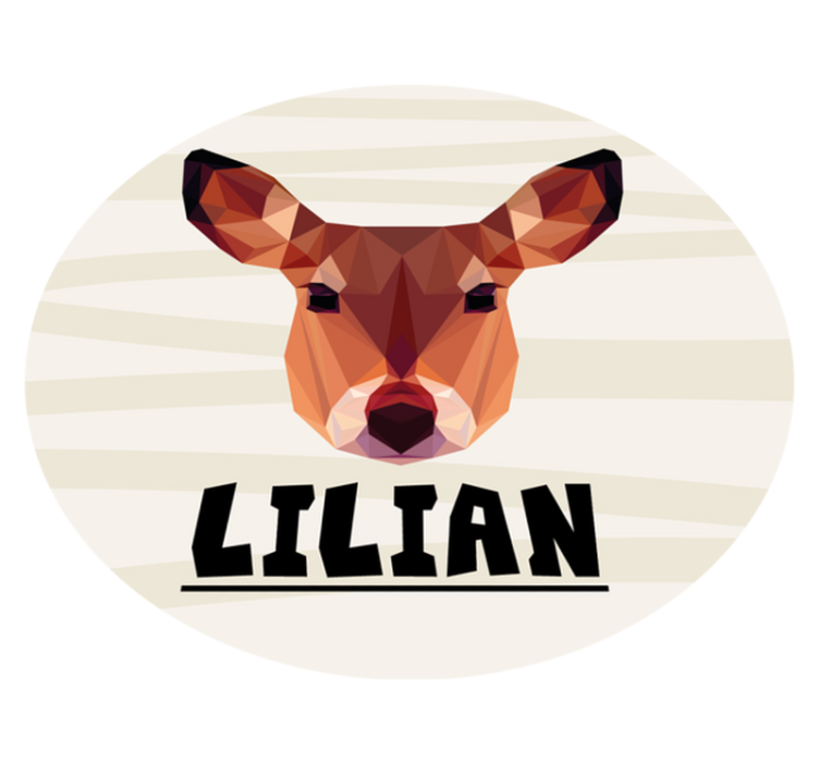 Customizable Deer custom vinyl carpet - TenStickers