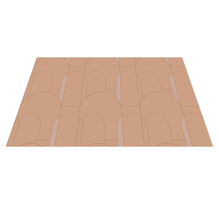 Arch Pattern Surface striped vinyl carpet - TenStickers