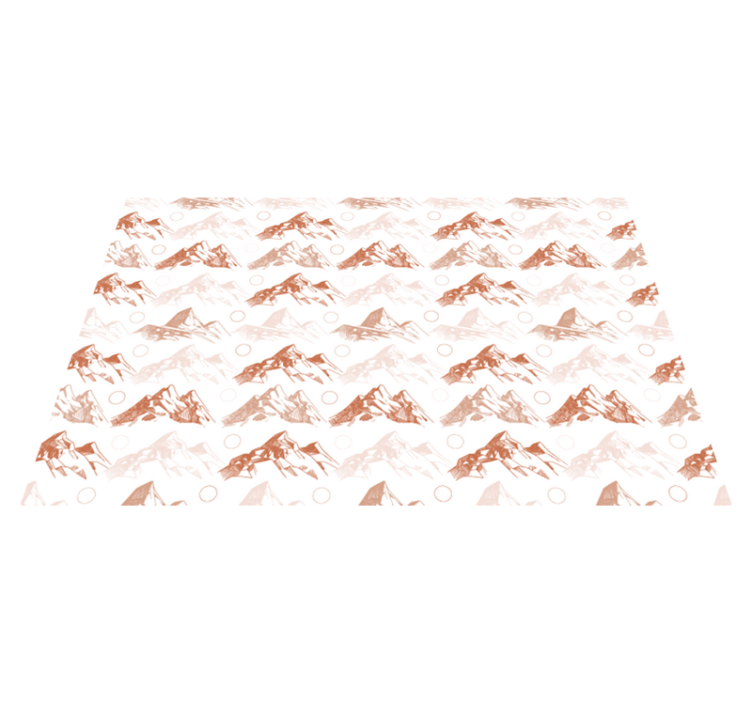 Mountain Pattern nature vinyl carpet - TenStickers