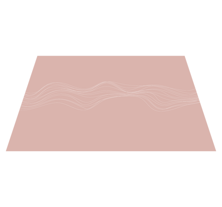 Wavy Lines pink vinyl carpet - TenStickers
