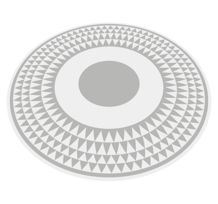 Concentric Circles Pattern geometric vinyl carpet - TenStickers