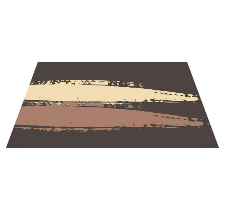 Abstract Textured Stripe brown vinyl carpet - TenStickers