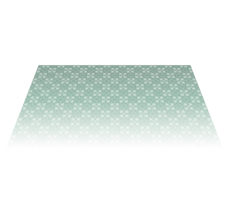 Mint green patterns bedroom vinyl carpet - TenStickers