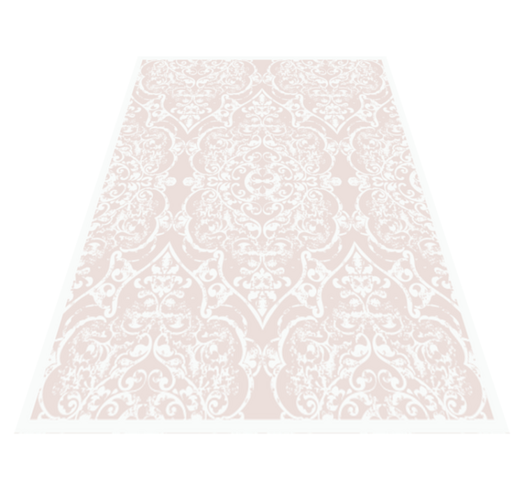 Elegant patterned design living room vinyl carpet - TenStickers