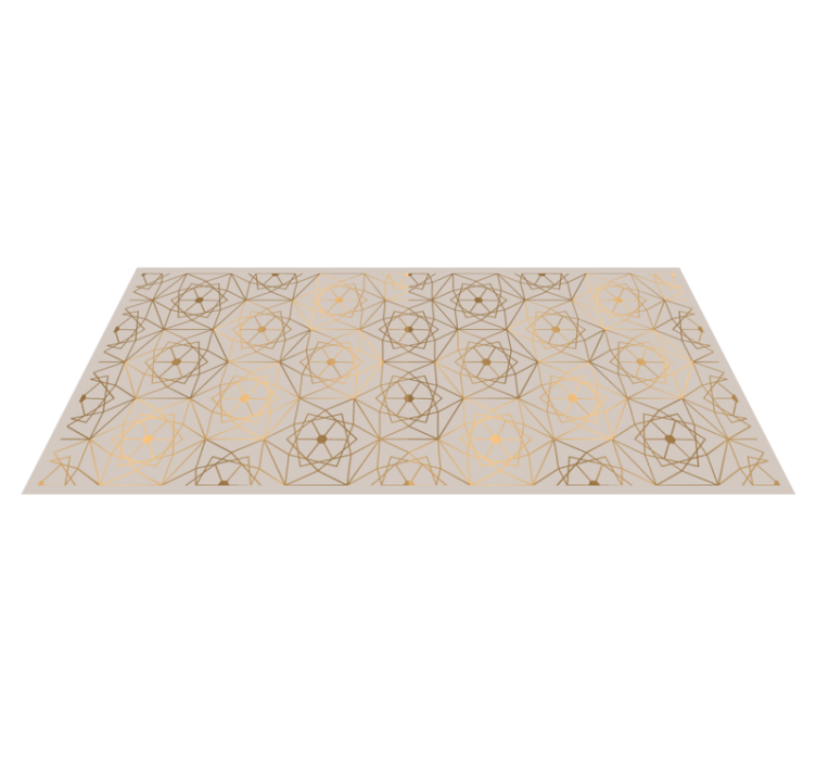 Abstract pattern of lines geometric rug - TenStickers