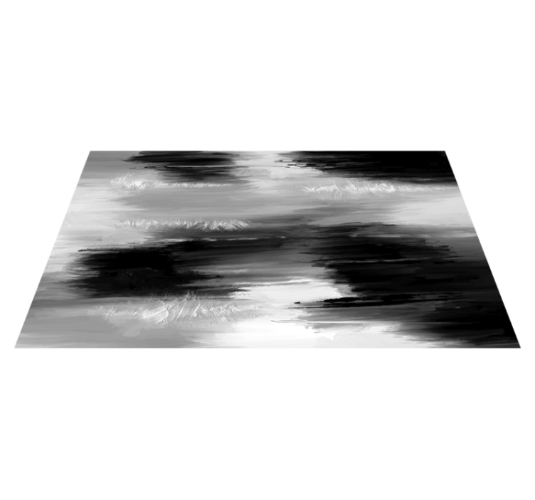 Abstract paint office vinyl floor mat - TenStickers