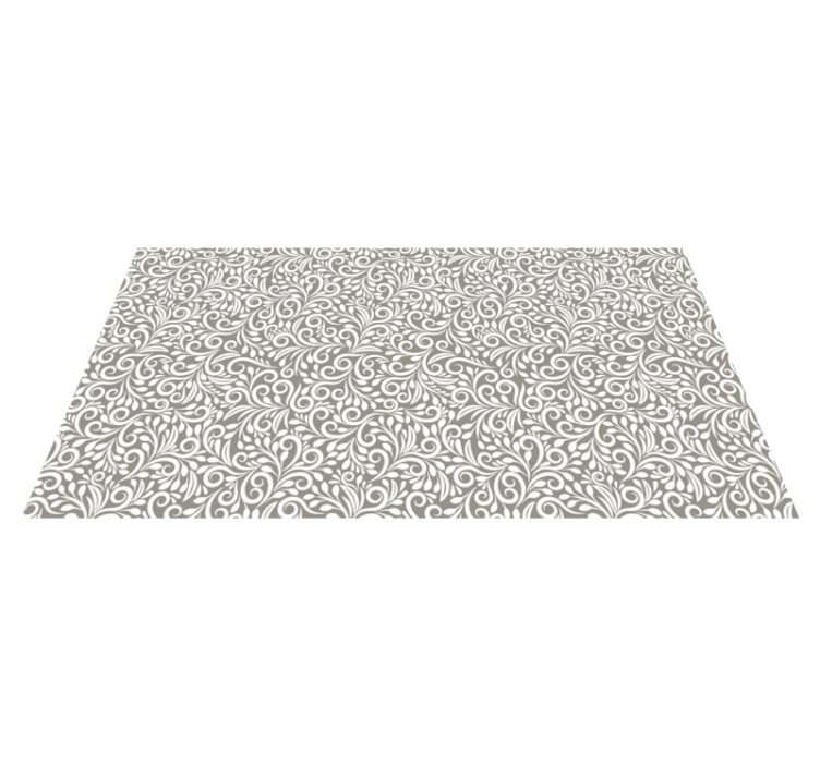 "Ruskin" grey pattern kitchen vinyl carpet - TenStickers