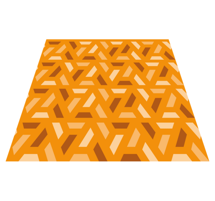Modern geometric living room vinyl carpet - TenStickers