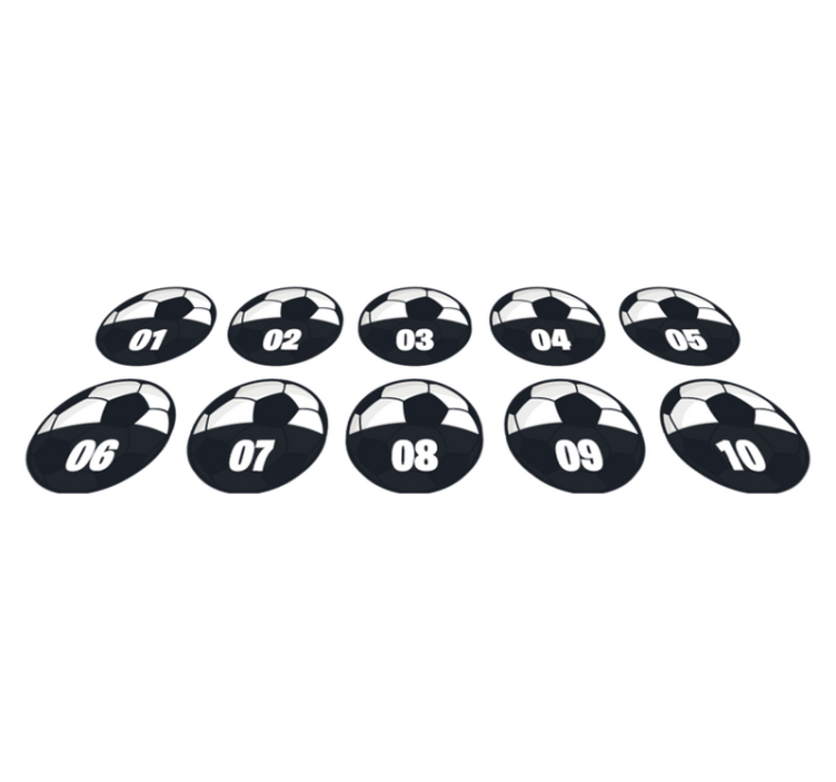 football training pack teen vinyl carpet - TenStickers