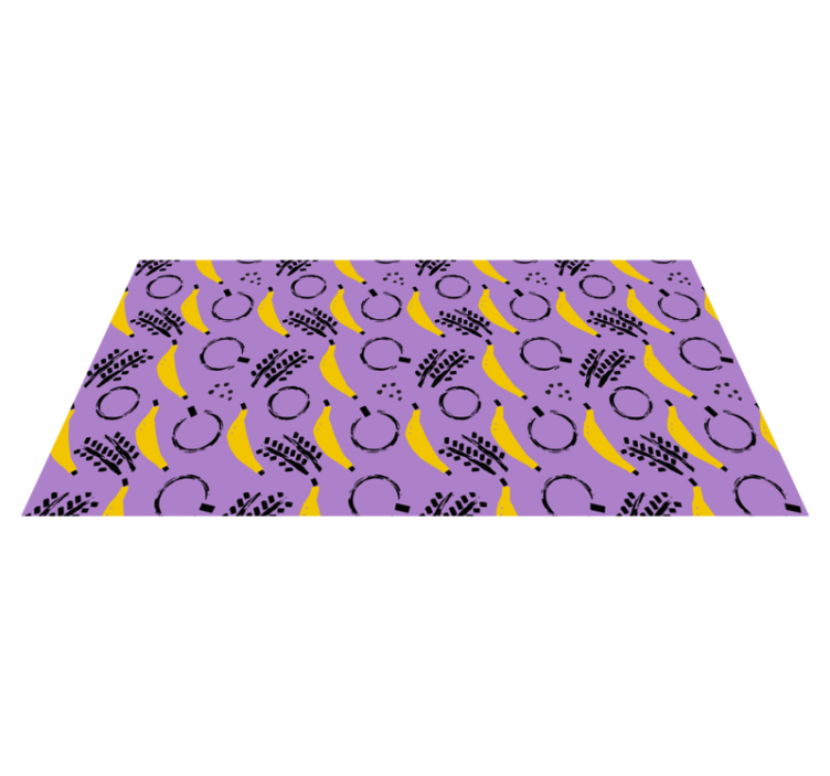 Abstract Banana Mix modern vinyl carpet - TenStickers