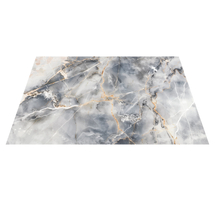 Bluish grey shade marble vinyl carpet - TenStickers