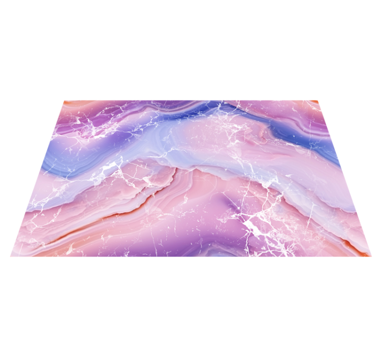 Purple & pink shades marble vinyl carpet - TenStickers