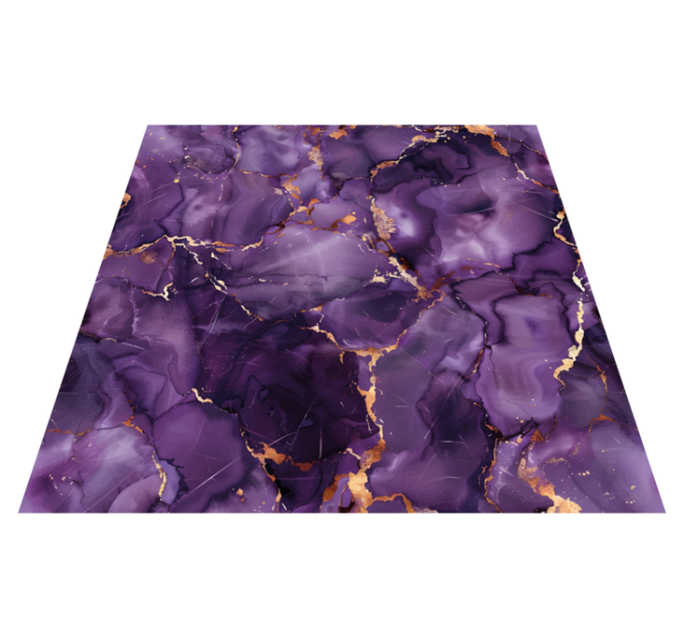 Purple color marble vinyl carpet - TenStickers