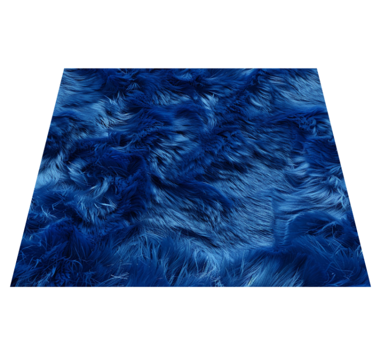 Wool shades  blue vinyl carpet - TenStickers
