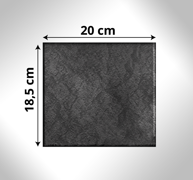 Textured Stone Square texture vinyl carpet - TenStickers