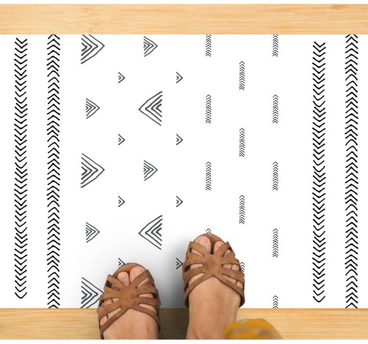 Contemporary Geometric Patterns ethnic vinyl carpet - TenStickers