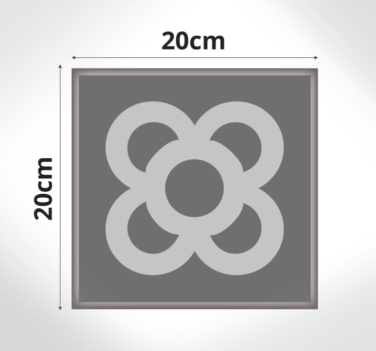 Panot" floor of Barcelona mosaic floor tiles - TenStickers