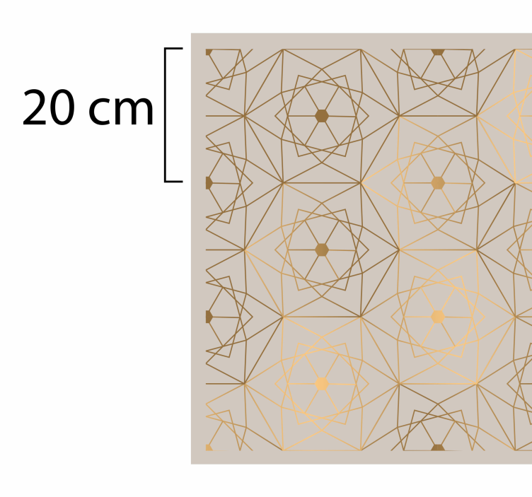 Abstract pattern of lines geometric rug - TenStickers