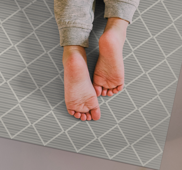 Diamond pattern surface living room vinyl carpet - TenStickers