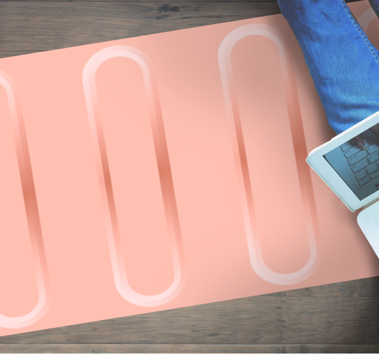 Abstract Geometric Lines texture vinyl carpet - TenStickers