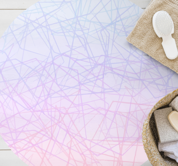 Abstract Line Overlay texture vinyl carpet - TenStickers