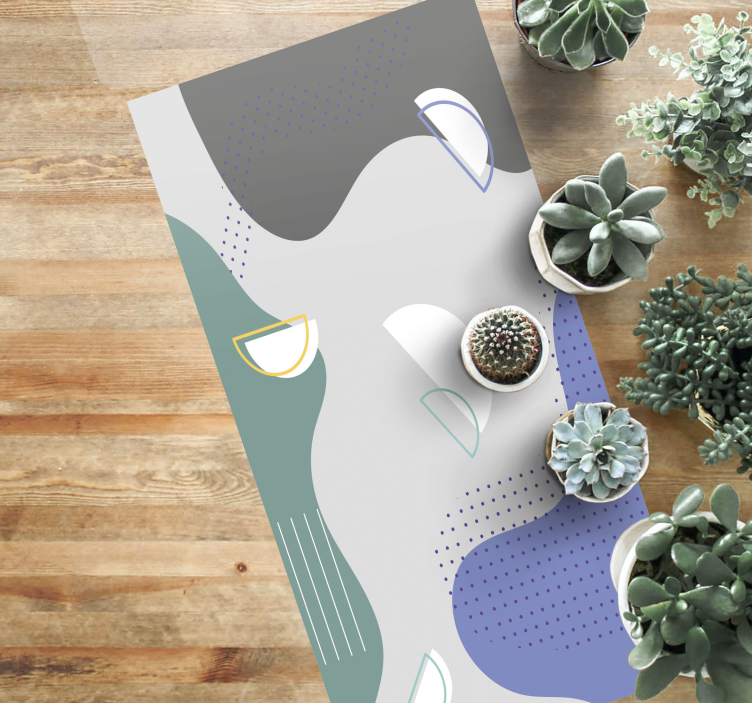 Abstract Minimal Design minimalist vinyl carpet - TenStickers