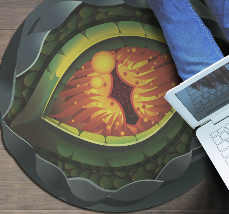 Abstract Natural Vision nature vinyl carpet - TenStickers