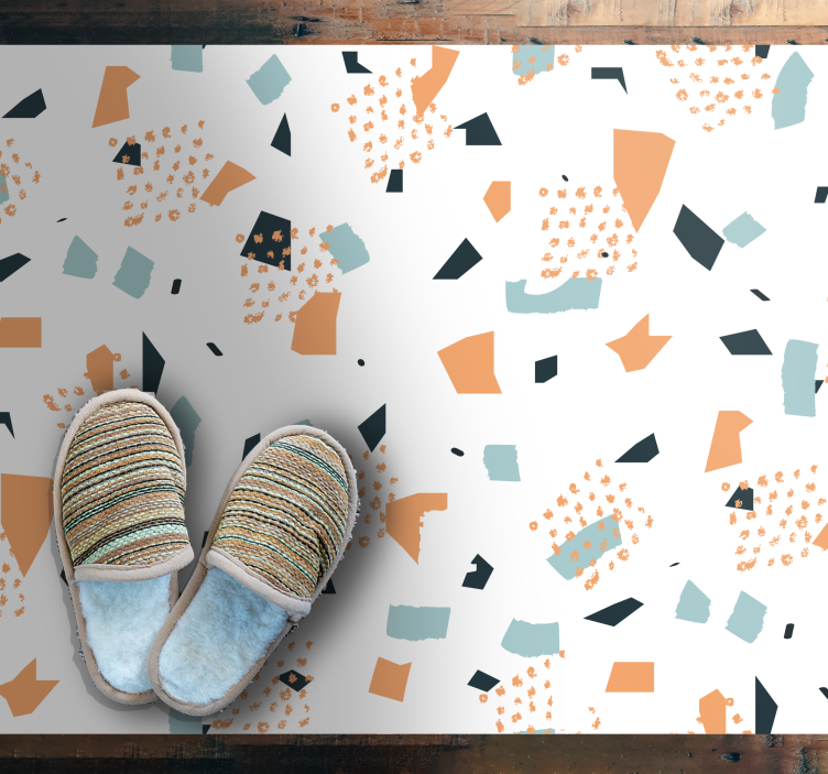 Abstract Shapes Concept geometric vinyl carpet - TenStickers