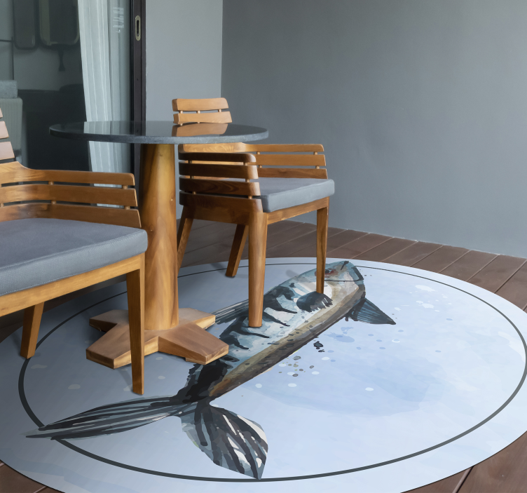 Aquatic Exploration animal vinyl carpet - TenStickers