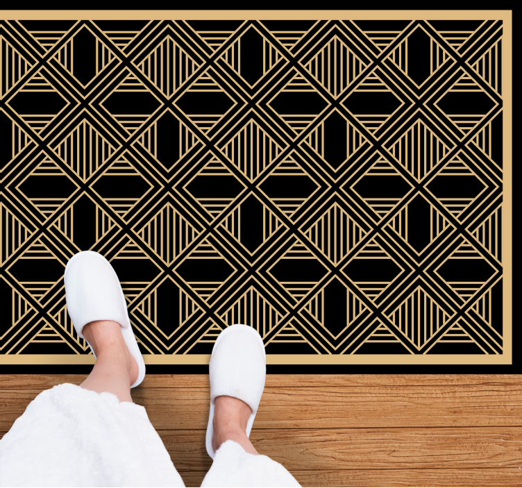 Art Deco sophistication modern vinyl carpet - TenStickers