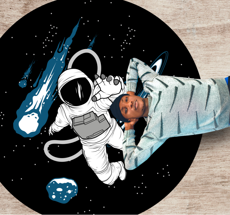 Astro Adventure road vinyl carpet - TenStickers