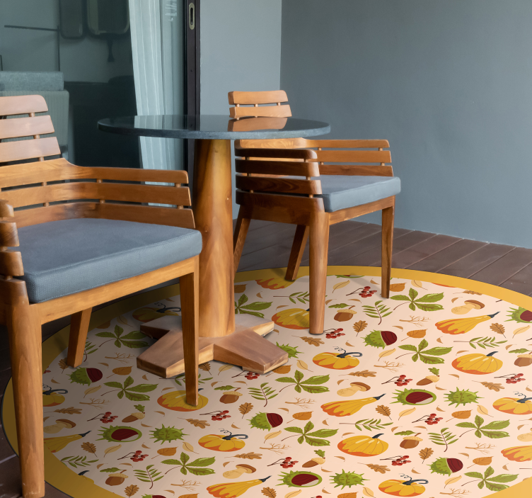 Autumn Harvest Theme nature vinyl carpet - TenStickers