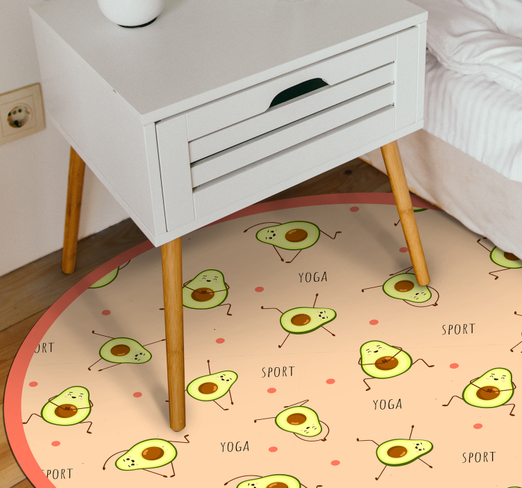 Avocado Activity Play kids vinyl carpet - TenStickers