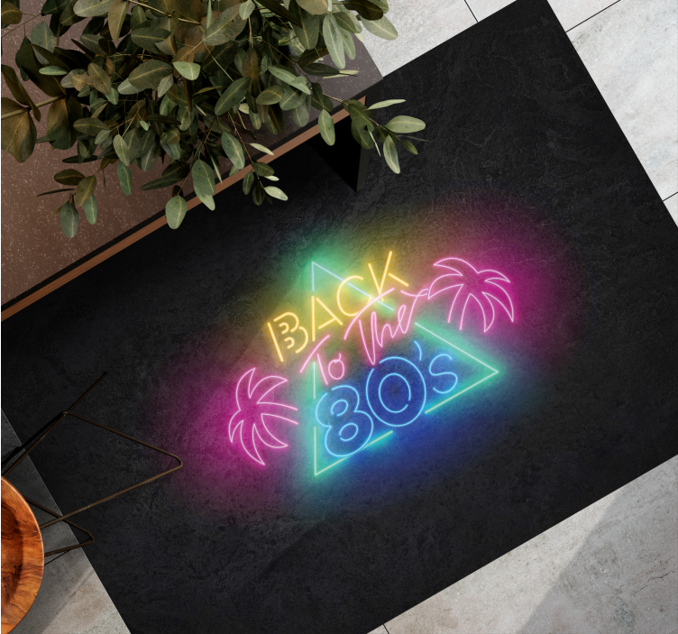 Back to 80's vintage vinyl carpet - TenStickers