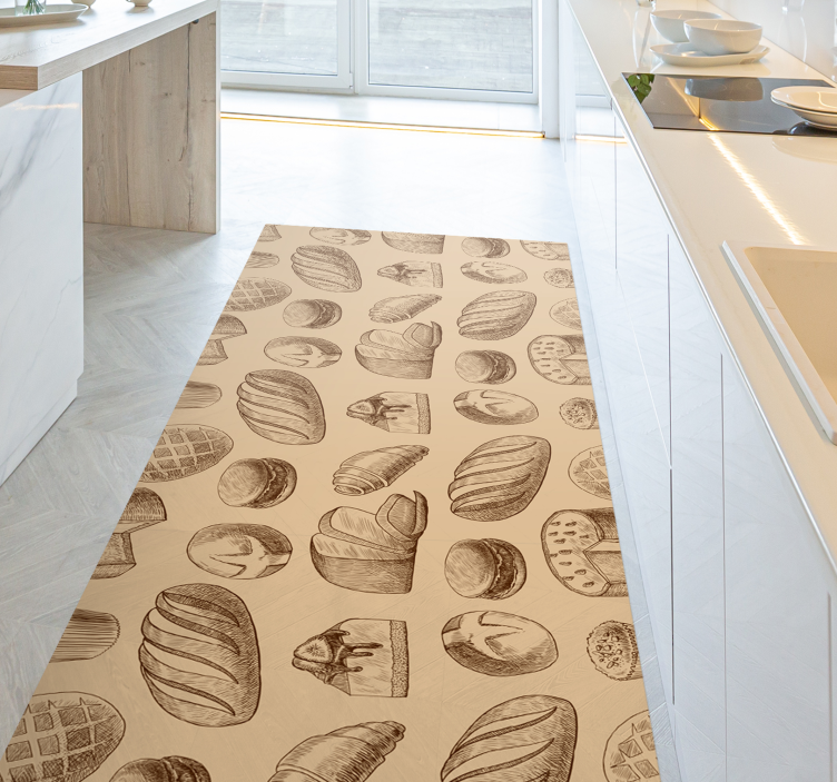 Baked Goods Elegance stone effect vinyl carpet - TenStickers