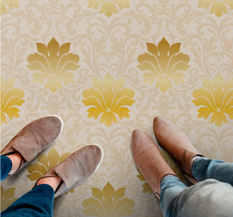 Baroque Pattern Elegance vintage vinyl carpet - TenStickers