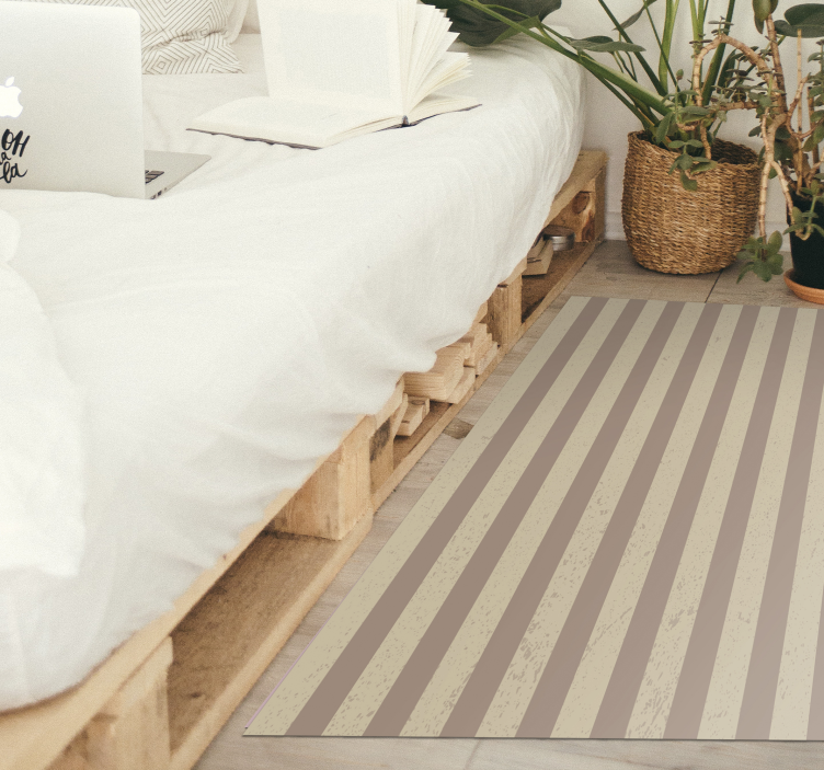 Striped Texture striped vinyl carpet - TenStickers