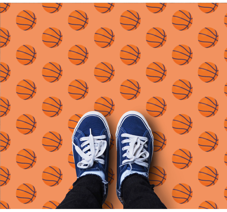 Basketball Concept game vinyl carpet - TenStickers