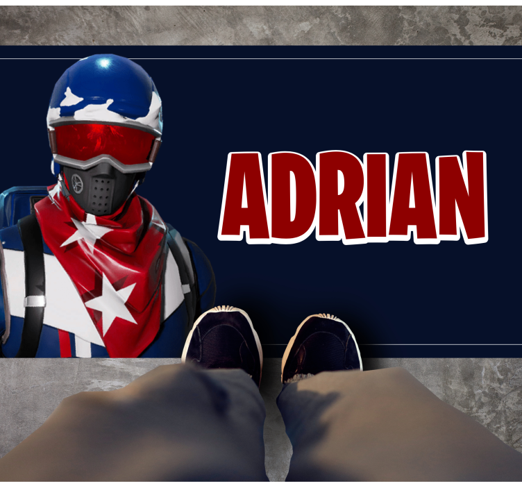 Custom hero design kids vinyl carpet - TenStickers