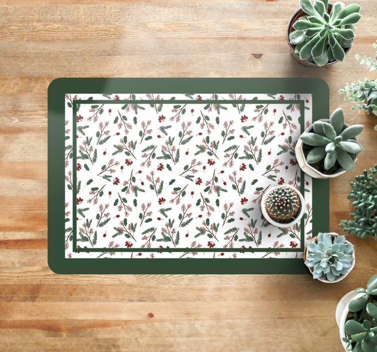 Botanical Garden floral vinyl carpet - TenStickers