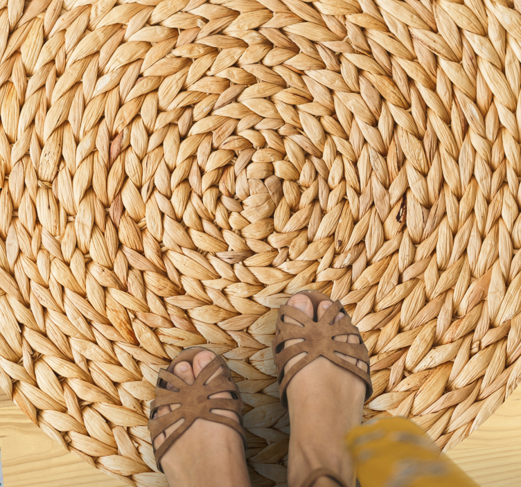 Braided Pattern texture vinyl carpet - TenStickers