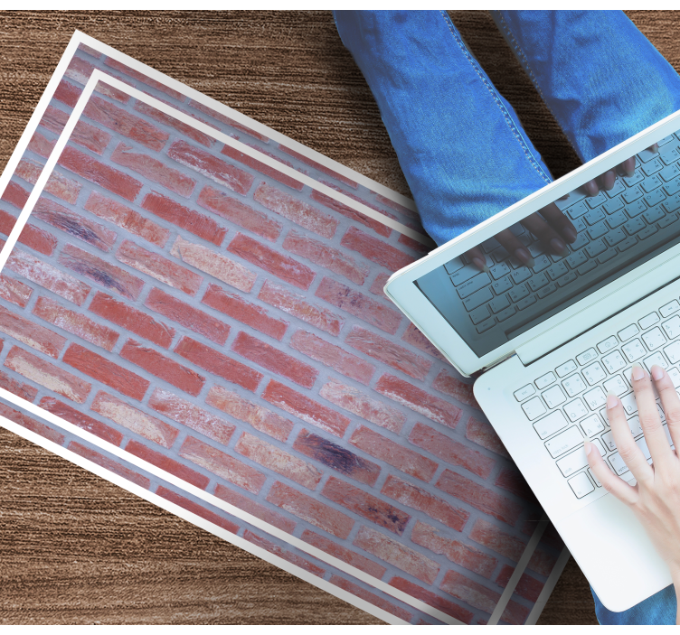 Brick Pattern stone effect vinyl carpet - TenStickers