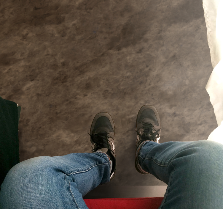 Brown elegant effect marble vinyl carpet - TenStickers