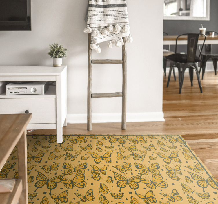 Butterfly Delight animal vinyl carpet - TenStickers
