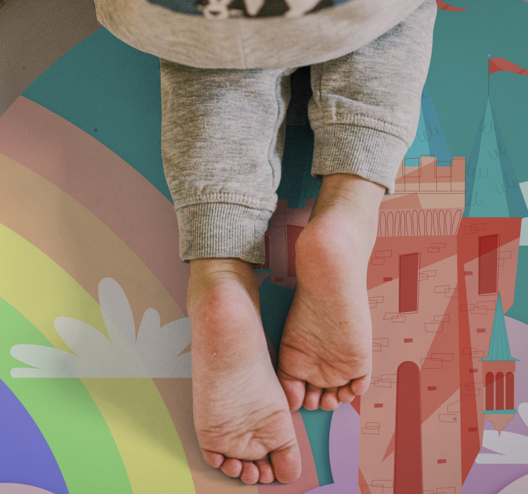 Castle Fantasy kids vinyl carpet - TenStickers