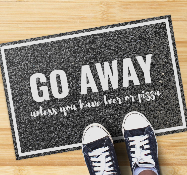 Go away unless entrance hall vinyl carpet - TenStickers
