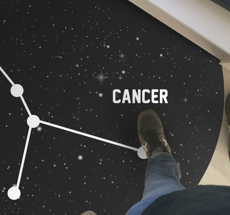 Celestial Constellation star vinyl carpet - TenStickers