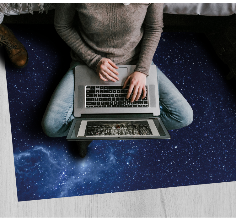Celestial Evening star vinyl carpet - TenStickers