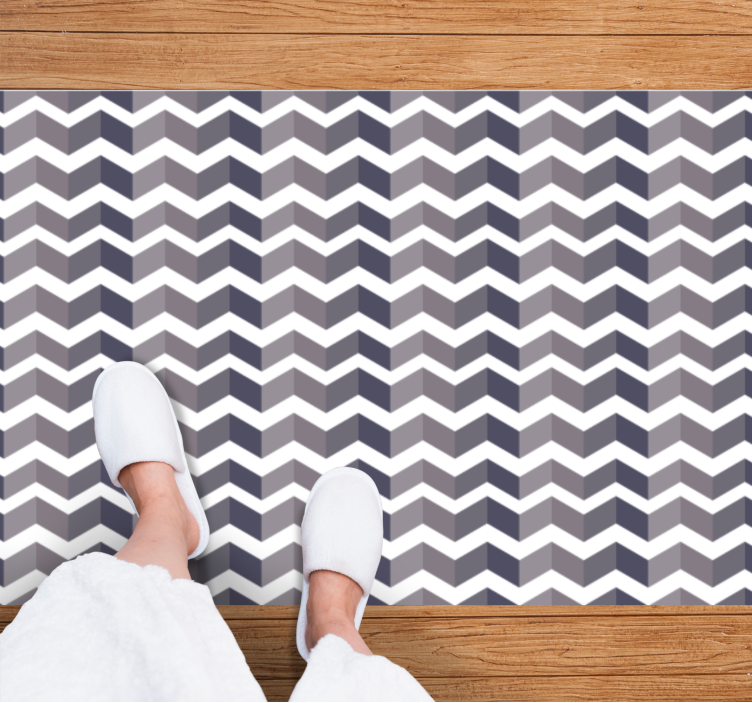 Chevron Pattern Elegance geometric rugs - TenStickers